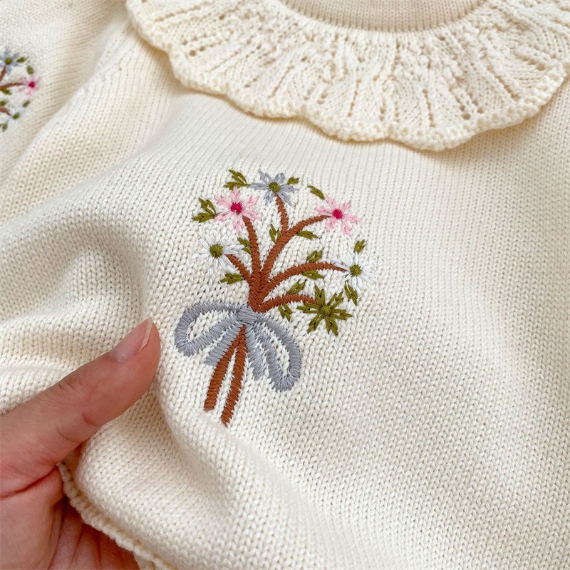 Spring Autumn Newborn Knitting - Newborn Baby Girl Romper Floral review and price