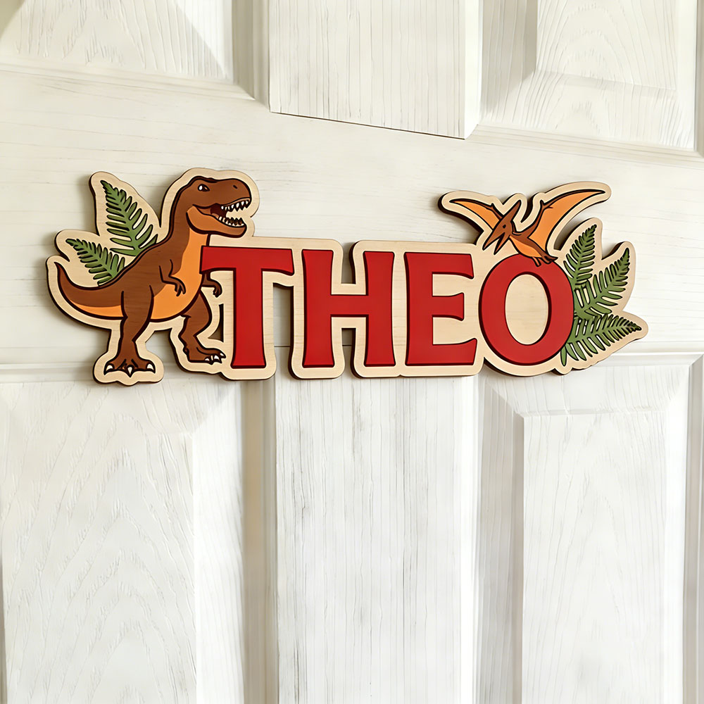 Personalized Dinosaur Name Sig - Nursery review and price