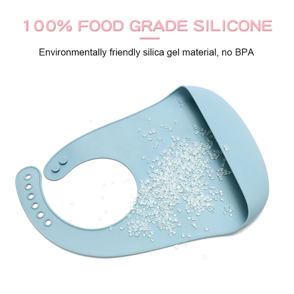 1Pcs Food Grade Silicone Baby  - Waterproof Baby Bibs Silicone review and price