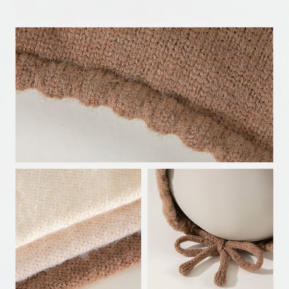 Winter Knitted Baby Bonnet War - Infant Beanie Hat With Ears review and price